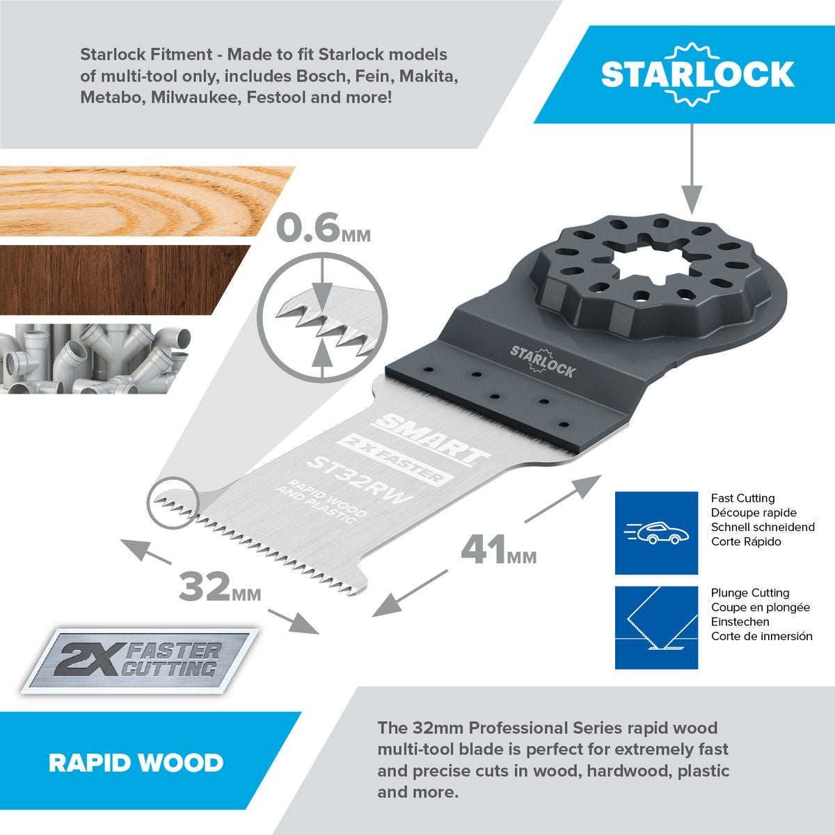 SMART Starlock 6pc Blade Pack ST6MAK