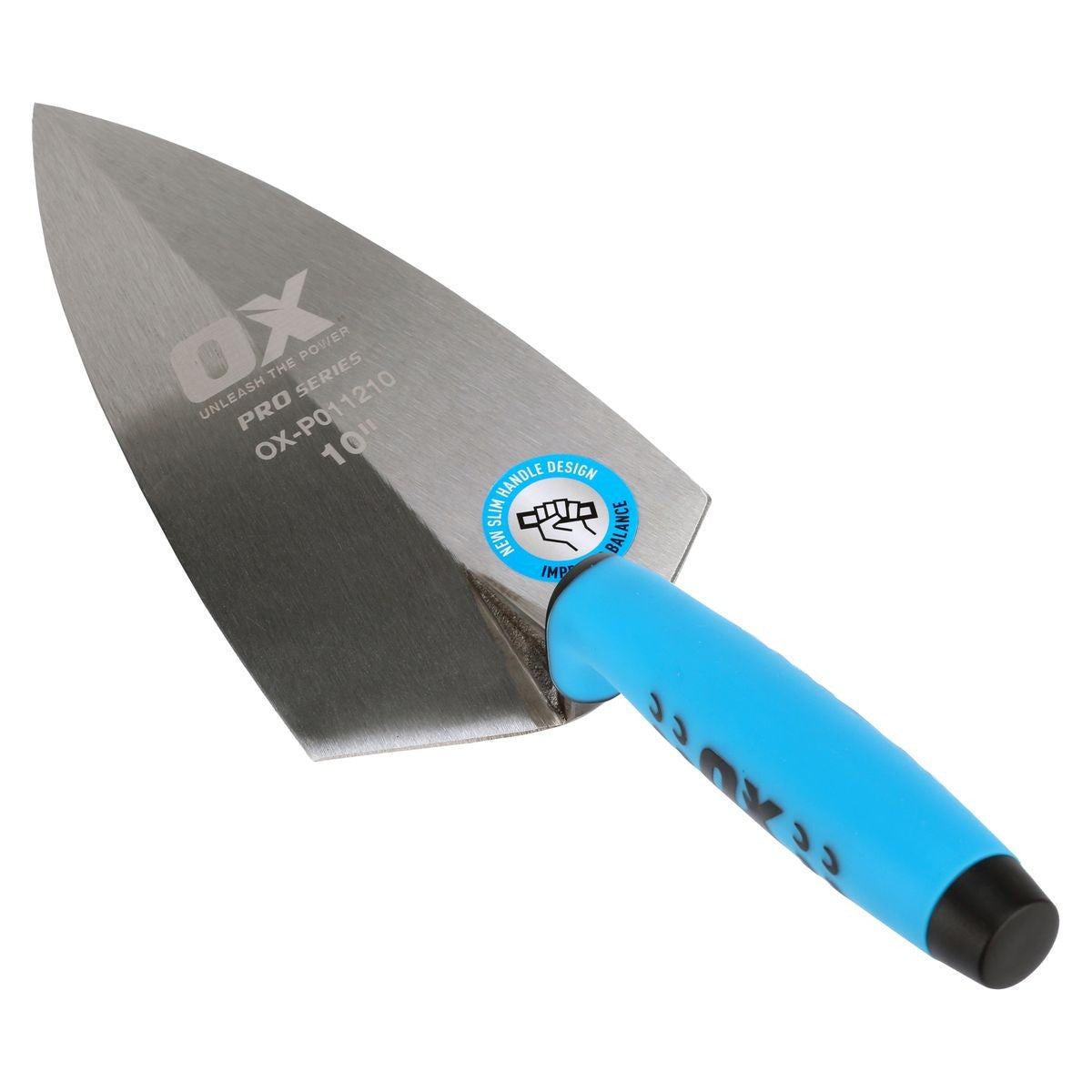 OX Pro Philadelphia Pattern Brick Trowel - OX Grip | 10" / 254mm OX-P011210