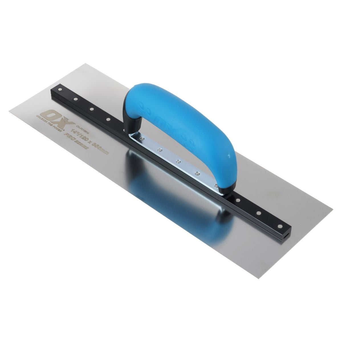 OX Pro SST Square Cement Finishing Trowel - OX Grip | 4.75" x 14" / 120mm x 356mm OX-P018814