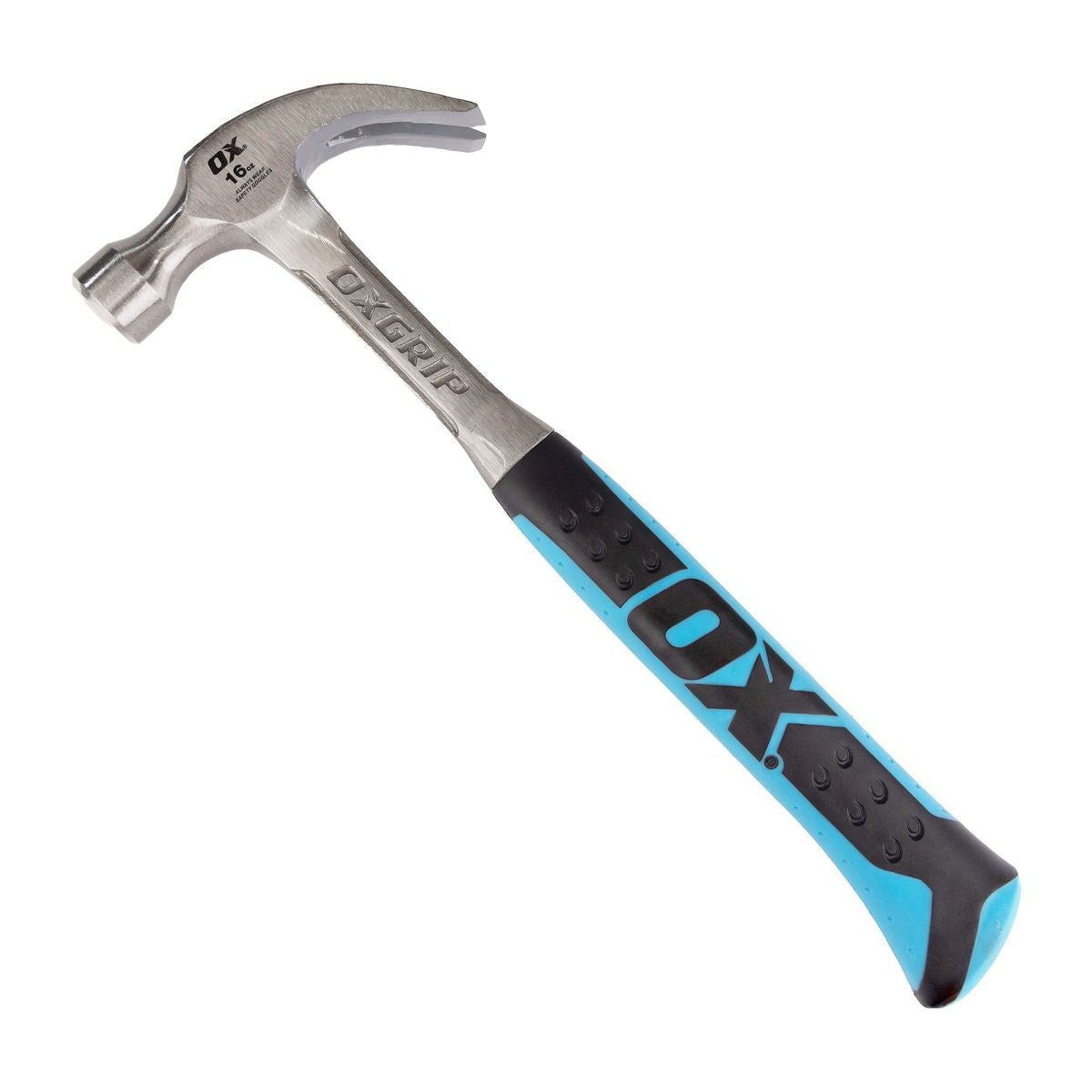 OX Pro Curved Claw Hammer| 16-Ounce / 450-Grams OX-P080116