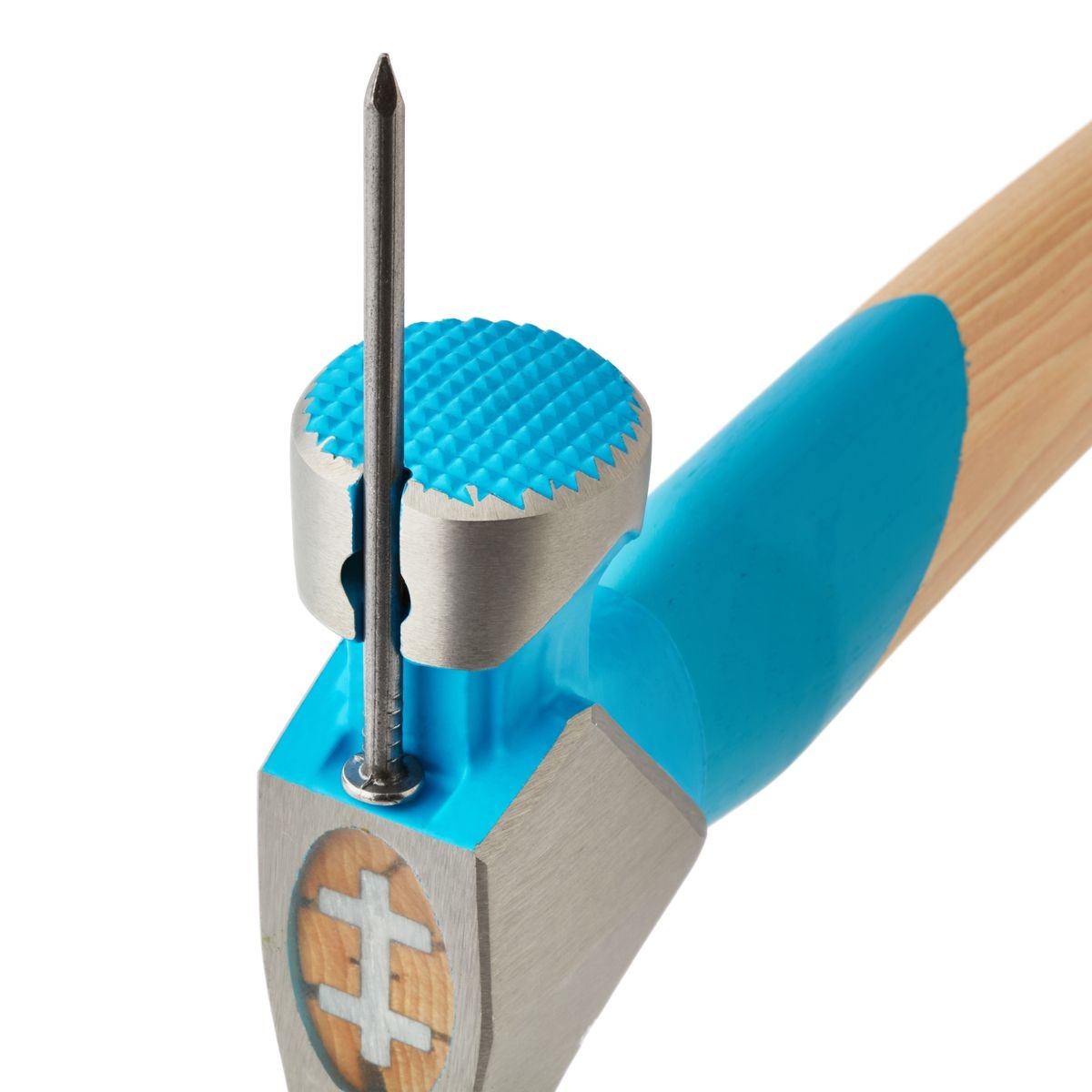 OX Pro 22-Ounce Milled Face Framing Hammer | Straight Hickory Handle w/ TPR Grip OX-P089322