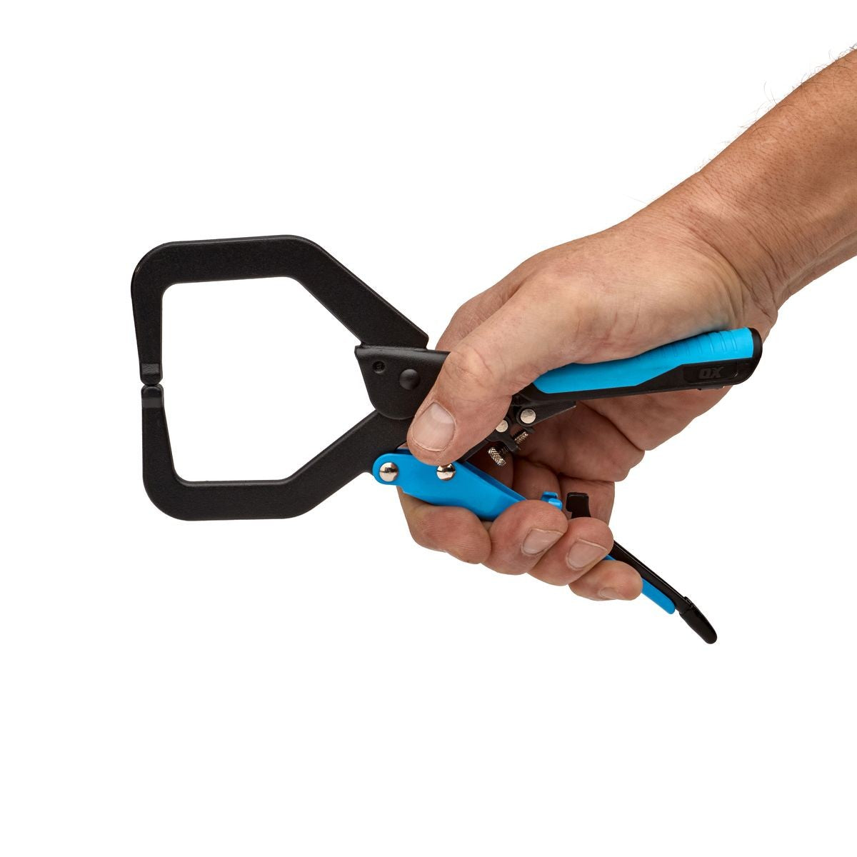 OX Auto Adjust 7-Inch C Clamp - Gripped OX-P204202