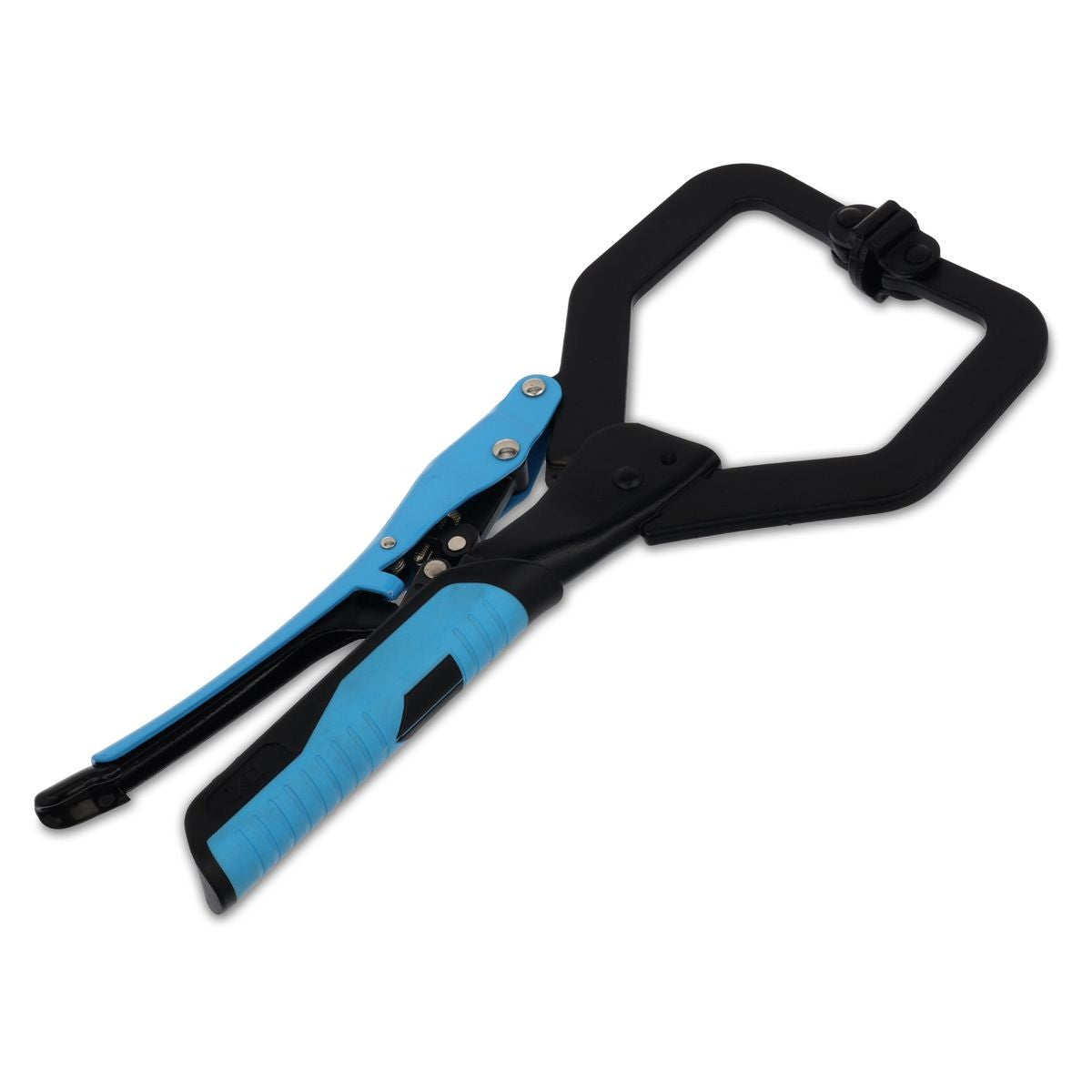 OX Auto Adjust 7-Inch C Clamp With Swivel Pad - Gripped OX-P204302