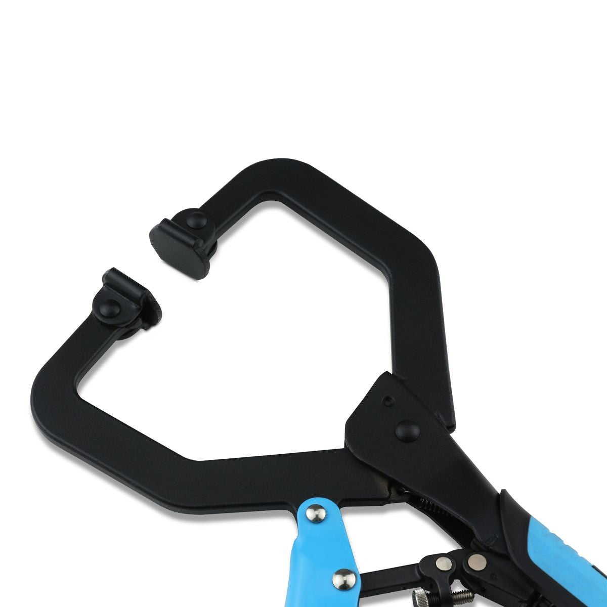 OX Auto Adjust 11-Inch C Clamp With Swivel Pad - Gripped OX-P204802