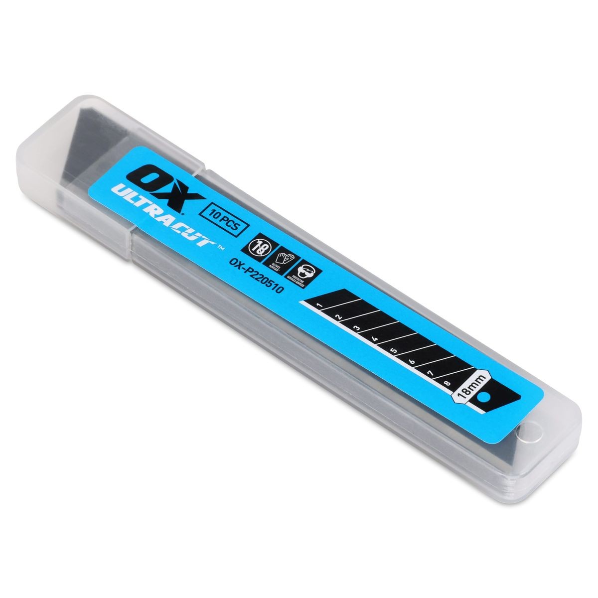 OX Snap Off Blades  SK5 10Pk  - 18mm OX-P220510