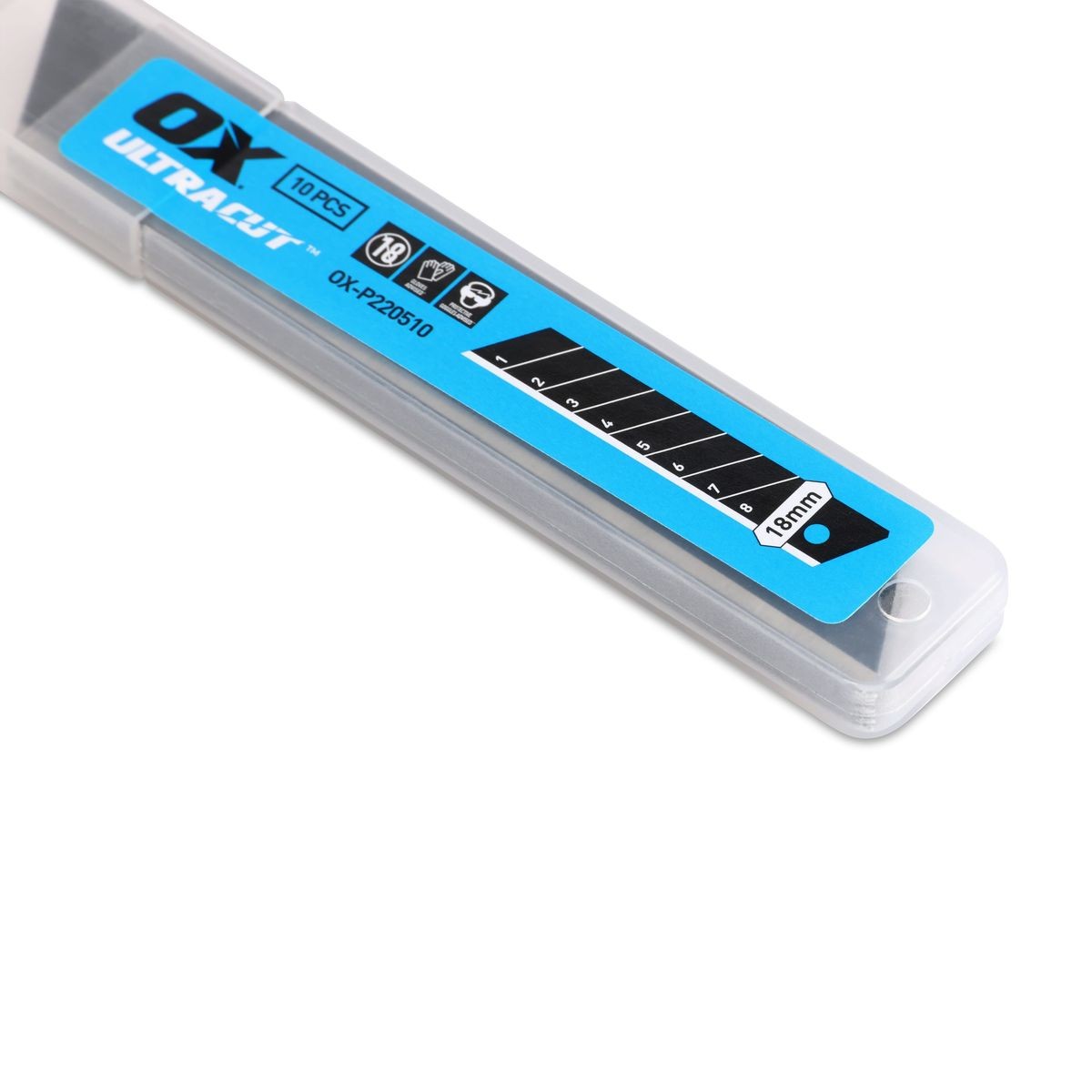 OX Snap Off Blades  SK5 10Pk  - 18mm OX-P220510