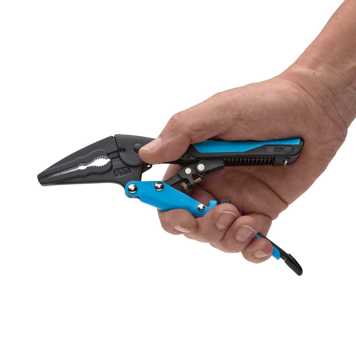 OX Auto Adjust 7-Inch Needle Nose Pliers - Gripped OX-P327202