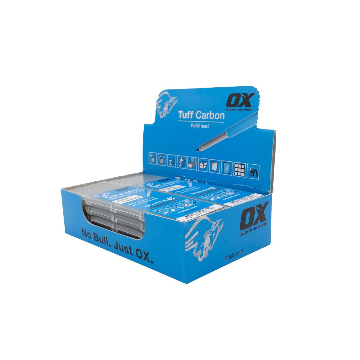 OX Pro Tuff Carbon Pencil Leads - Graphite Lead | 10-Pack OX-P503203
