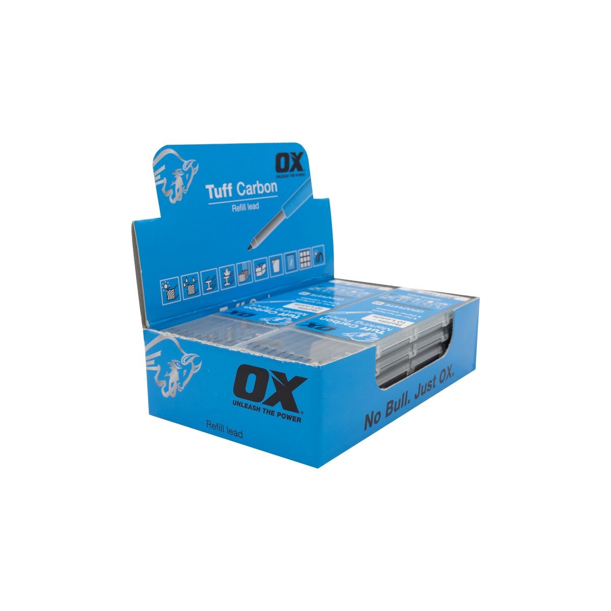 OX Pro Tuff Carbon Pencil Leads - Graphite Lead | 10-Pack OX-P503203