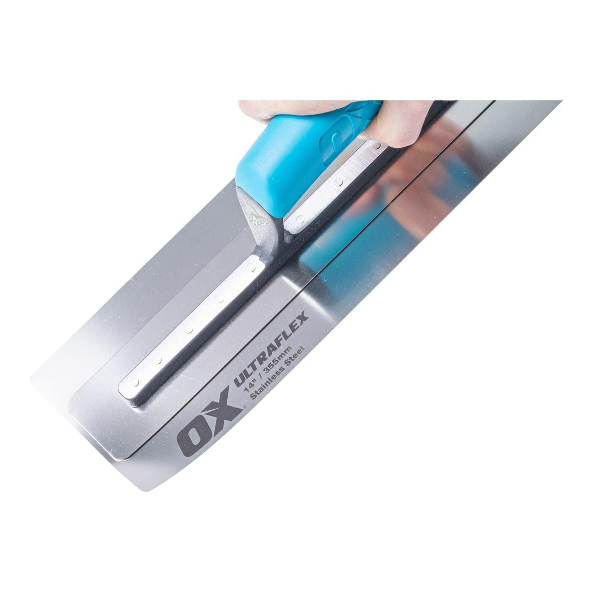 OX Pro Ultraflex Finishing Trowel | 14" x 4.25" / 355mm x 110mm OX-P530114
