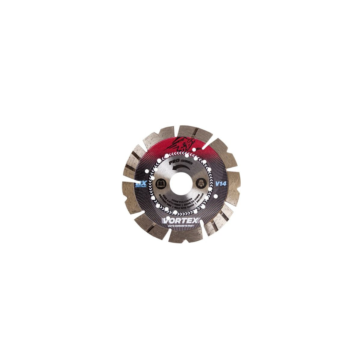 OX Pro V14 Diamond Blade - Concrete - 115/22.23mm V14-115/22