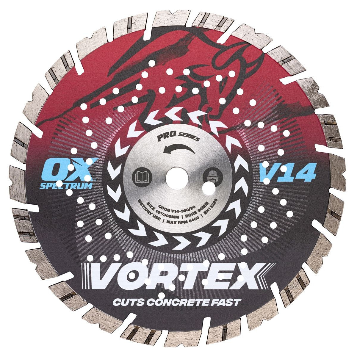 OX Pro V14 Diamond Blade - Concrete - 300/20mm V14-300/20