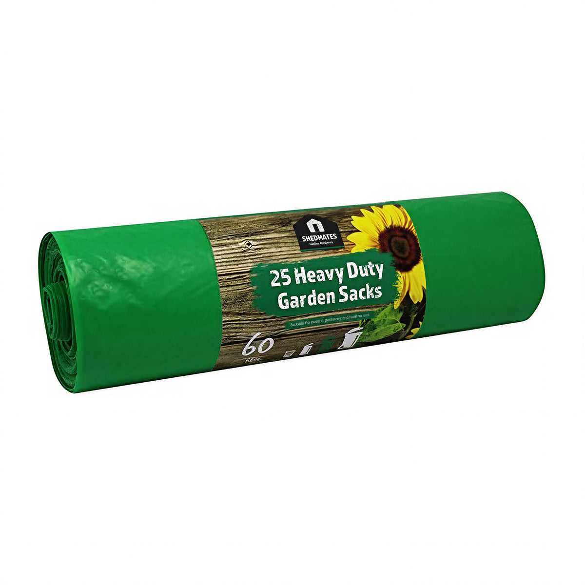 Kingfisher Shedmates 25 Pack Green Heavy Duty 60L Garden Sacks BBGS1