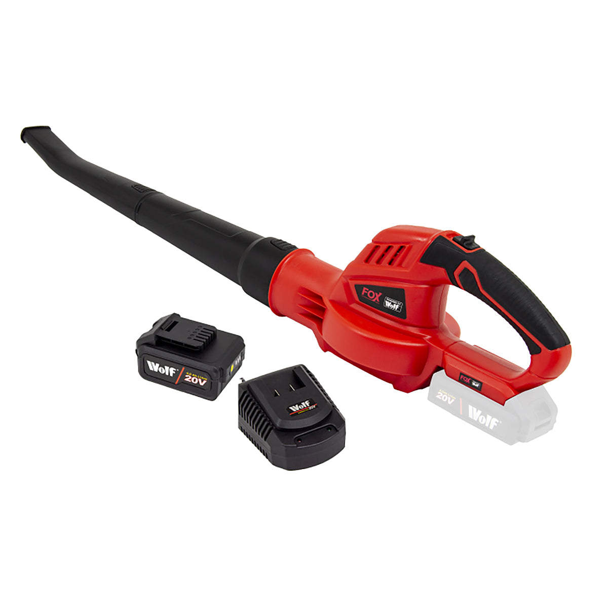 Fox 20V Cordless Leaf Blower 4ah Battery & Fast Charger