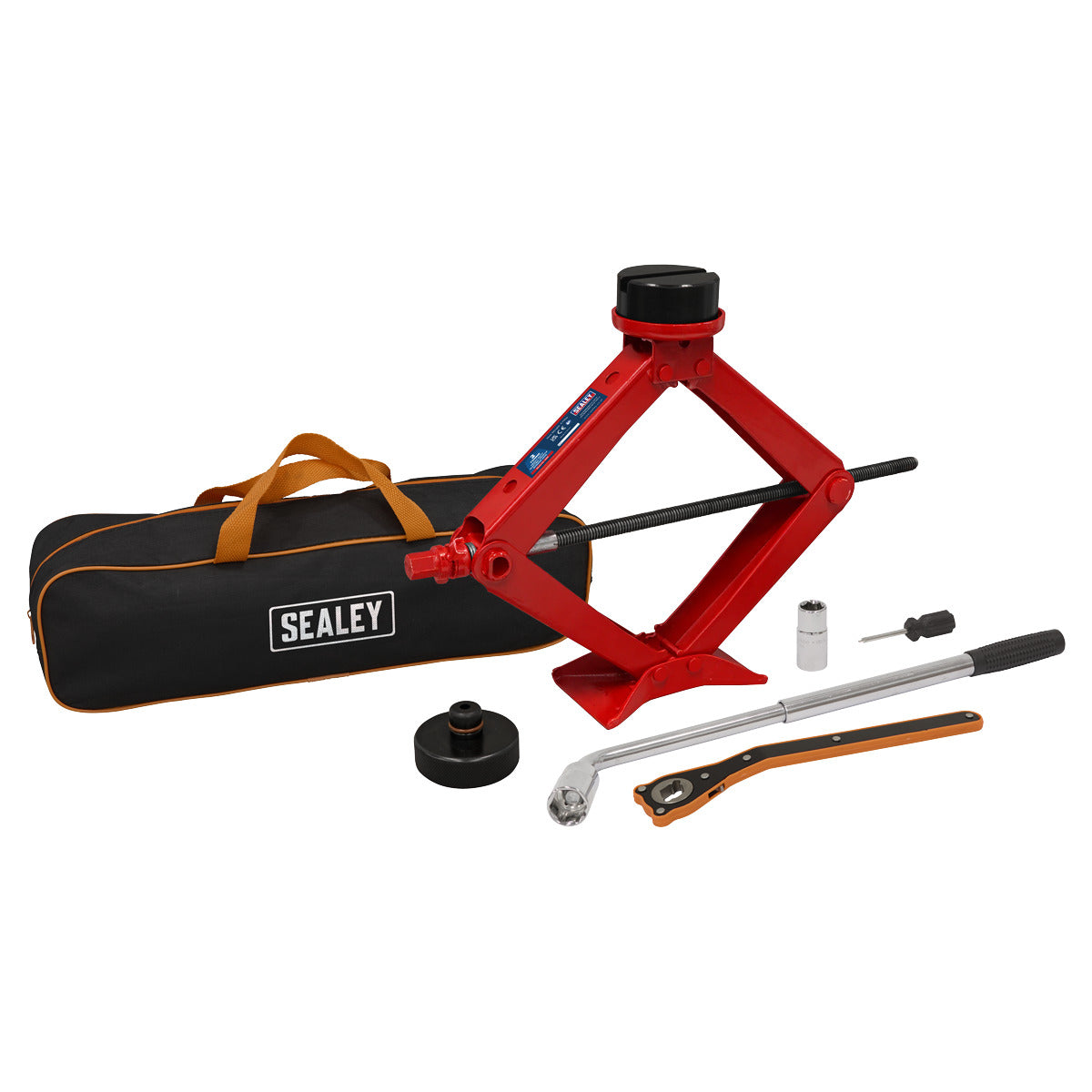 Sealey Heavy-Duty Scissor Jack Kit 2 Tonne 59M