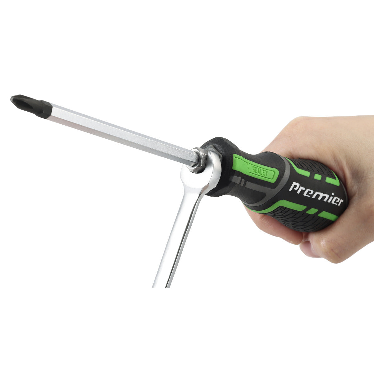 Premier Hammer-Thru Screwdriver Set 6pc - Hi-Vis Green AK4940HV