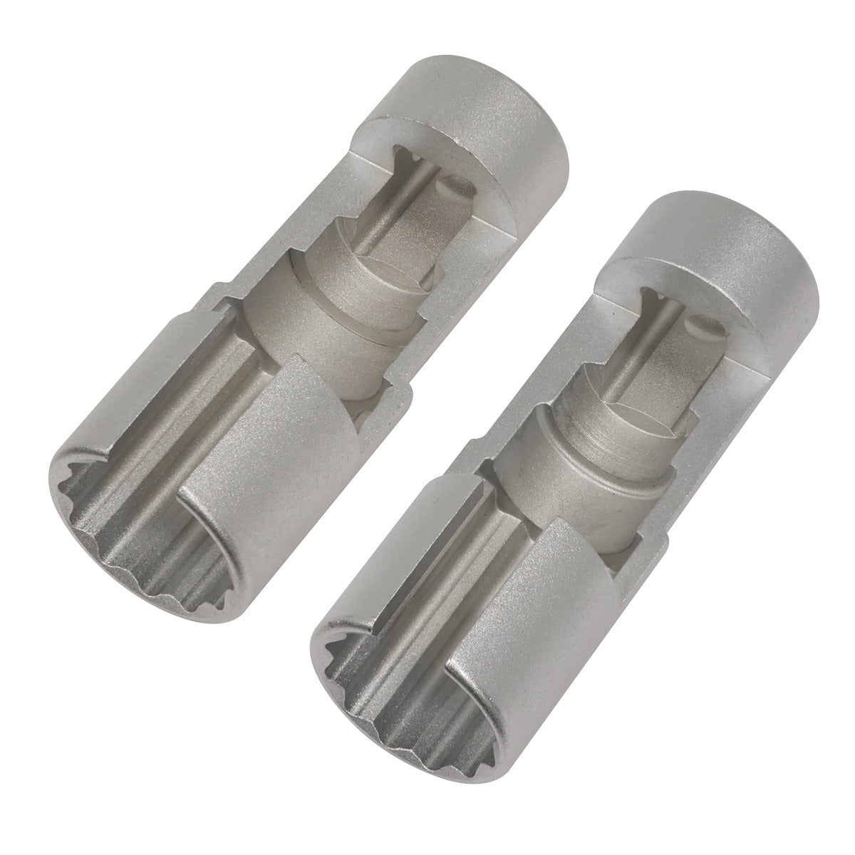Sealey Slim Profile Diesel Piezo Injector Pipe Sockets 3/8"Sq Drive 17 & 18mm 2pc AK6902