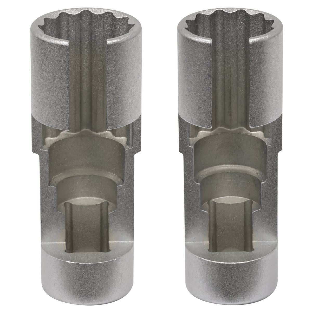 Sealey Slim Profile Diesel Piezo Injector Pipe Sockets 3/8"Sq Drive 17 & 18mm 2pc AK6902