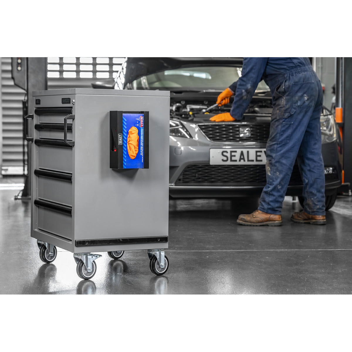 Sealey Magnetic Glove Dispenser - Black APGDB