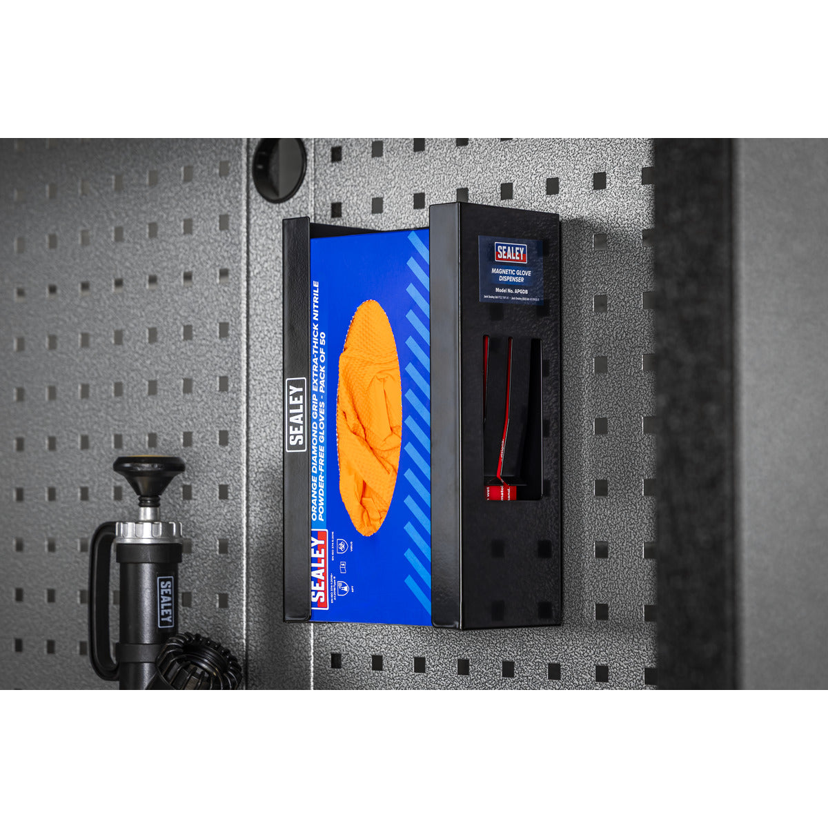 Sealey Magnetic Glove Dispenser - Black APGDB