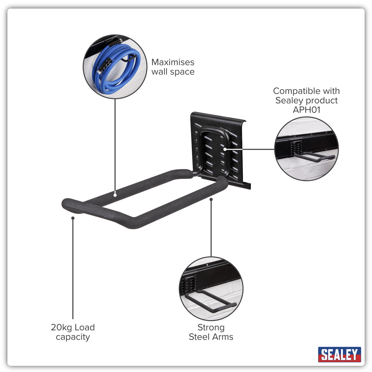 Sealey Closed End Storage Hook APH07