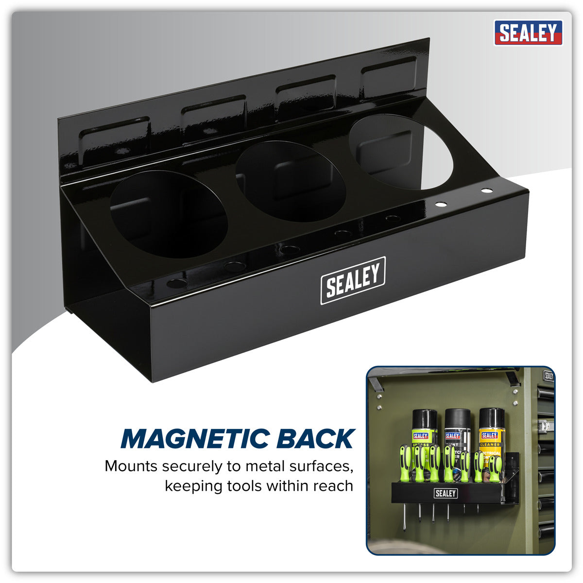 Sealey Magnetic Spray Can/Screwdriver Holder APMCH