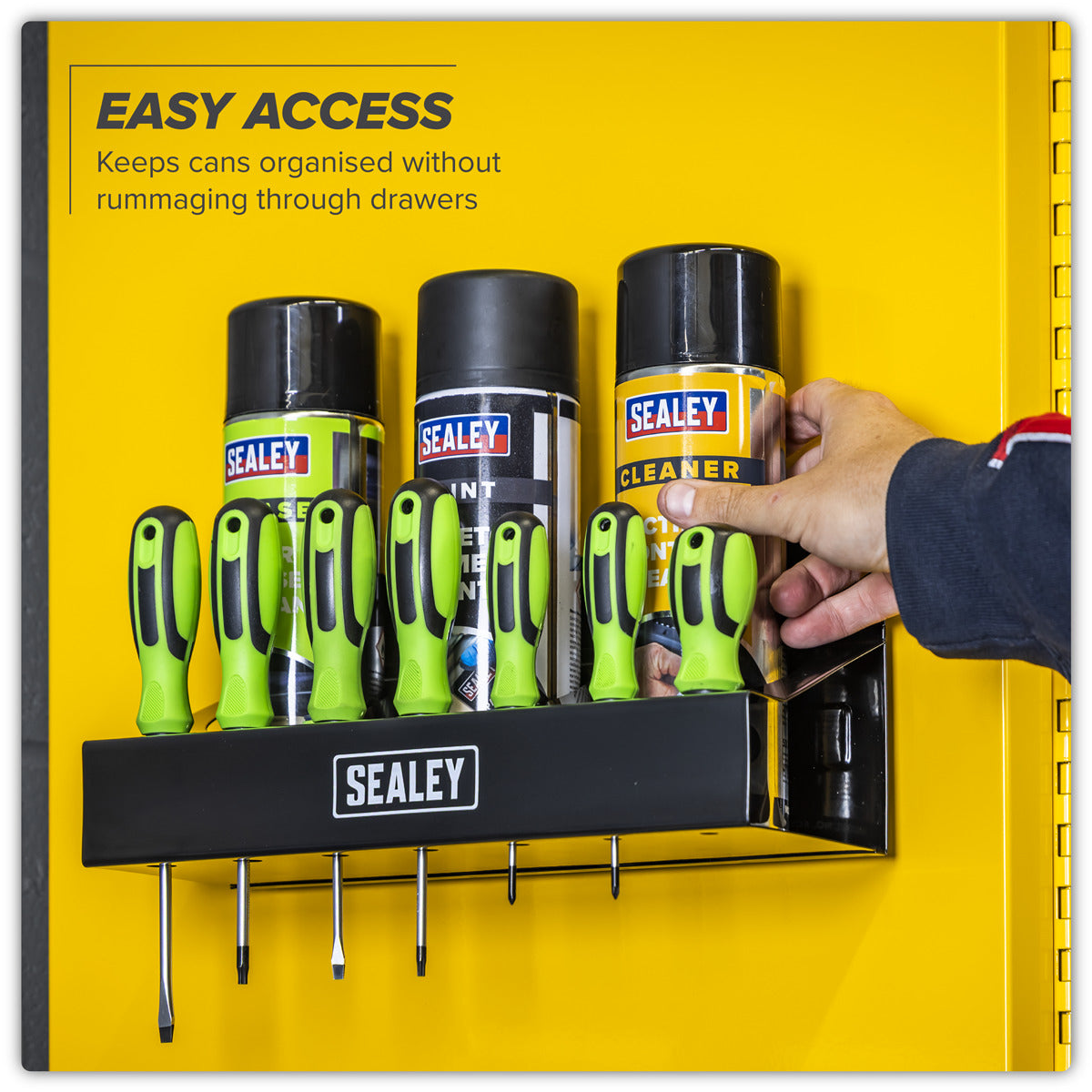 Sealey Magnetic Spray Can/Screwdriver Holder APMCH