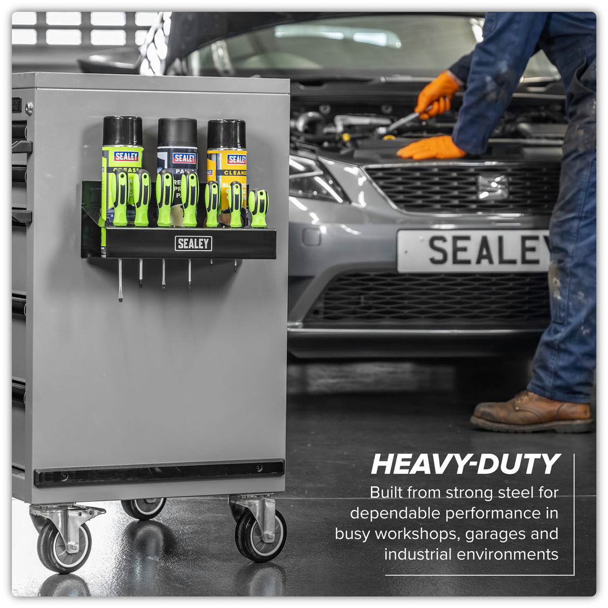 Sealey Magnetic Spray Can/Screwdriver Holder APMCH