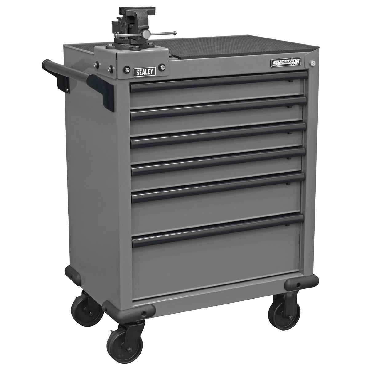Sealey Superline PRO Rollcab 6 Drawer with SG Swivel Base 100mm Vice APMWS2COMBO