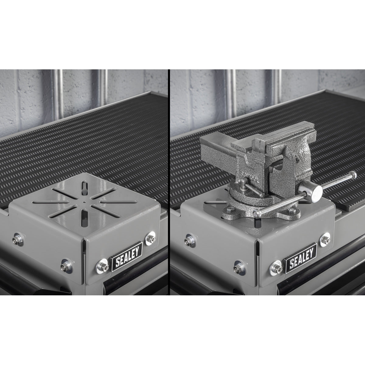 Sealey Superline PRO Rollcab 6 Drawer with SG Swivel Base 100mm Vice APMWS2COMBO