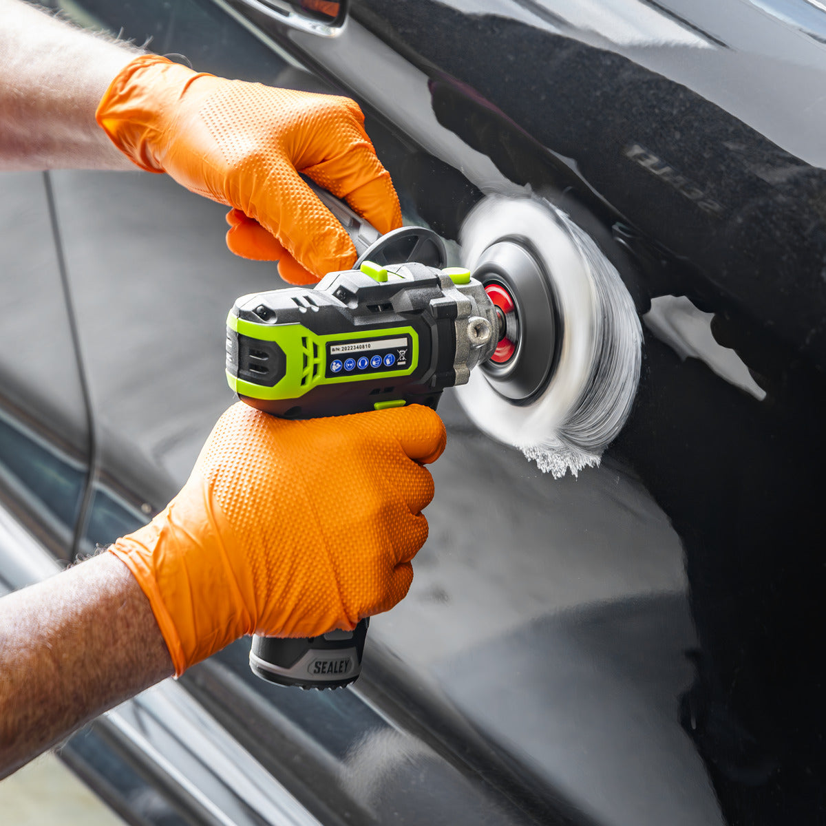 Sealey SV10.8 Series 75mm Cordless Polisher Kit 10.8V 2Ah - Euro Plug CP108VCPEU