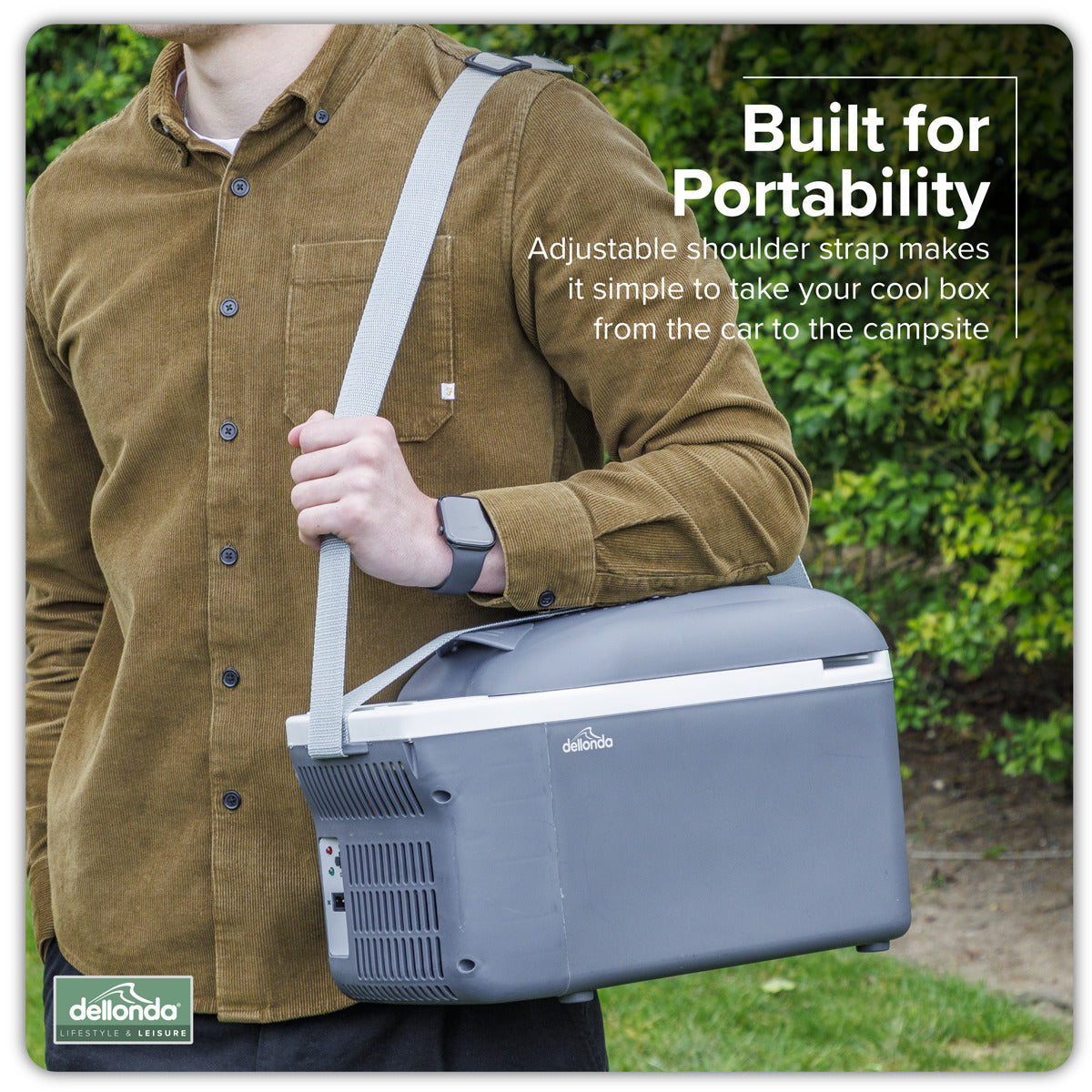 Dellonda 8L Portable Cool Box 12V DL166