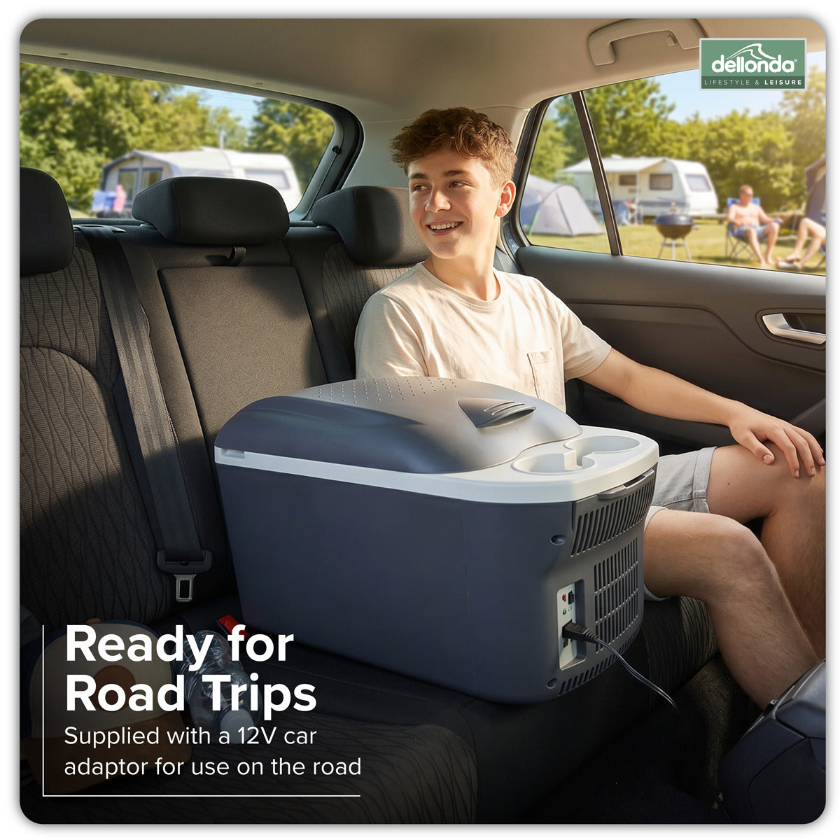Dellonda 16L Portable Cool Box 12V/230V DL167