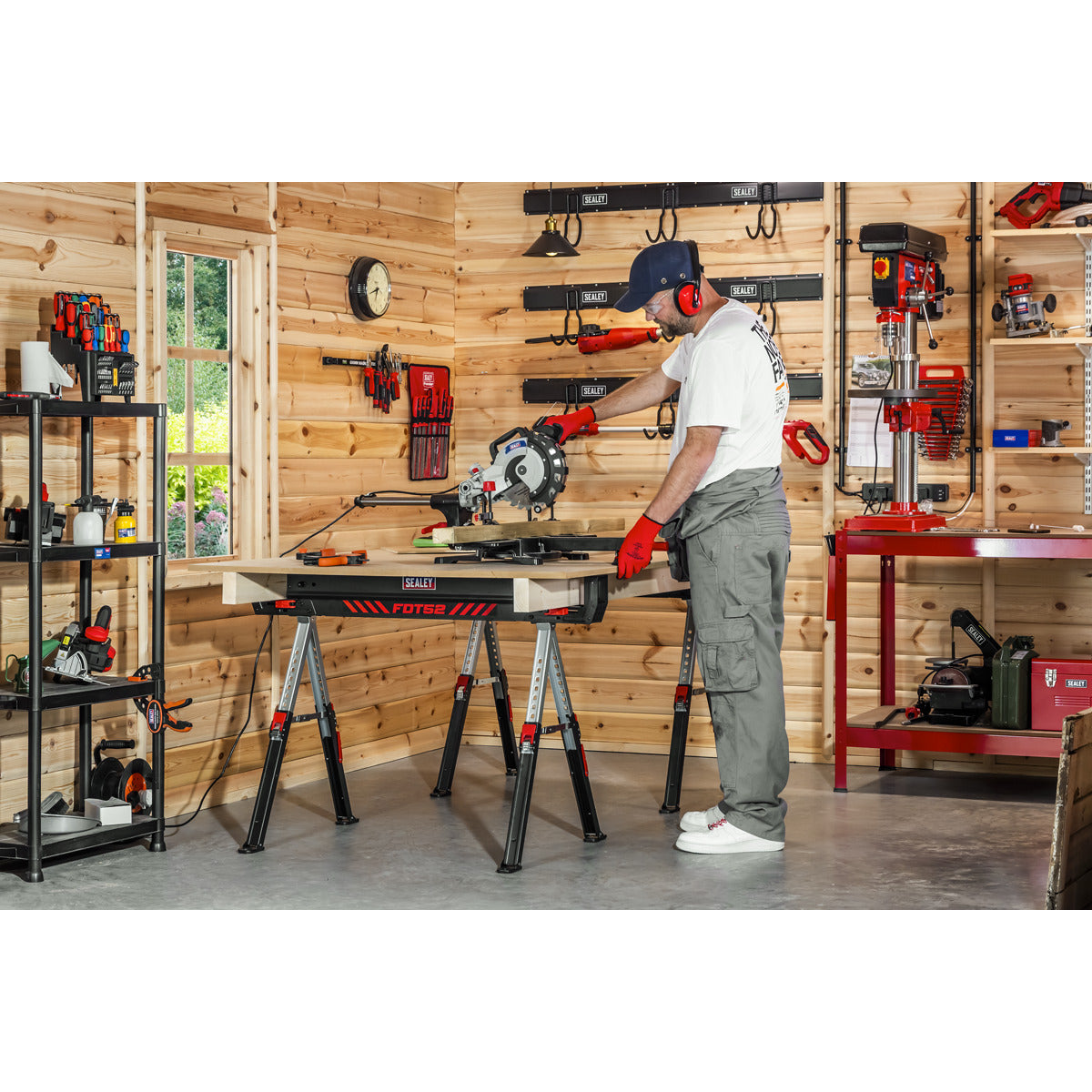 Sealey Adjustable Sawhorse Set 2pc FDT52