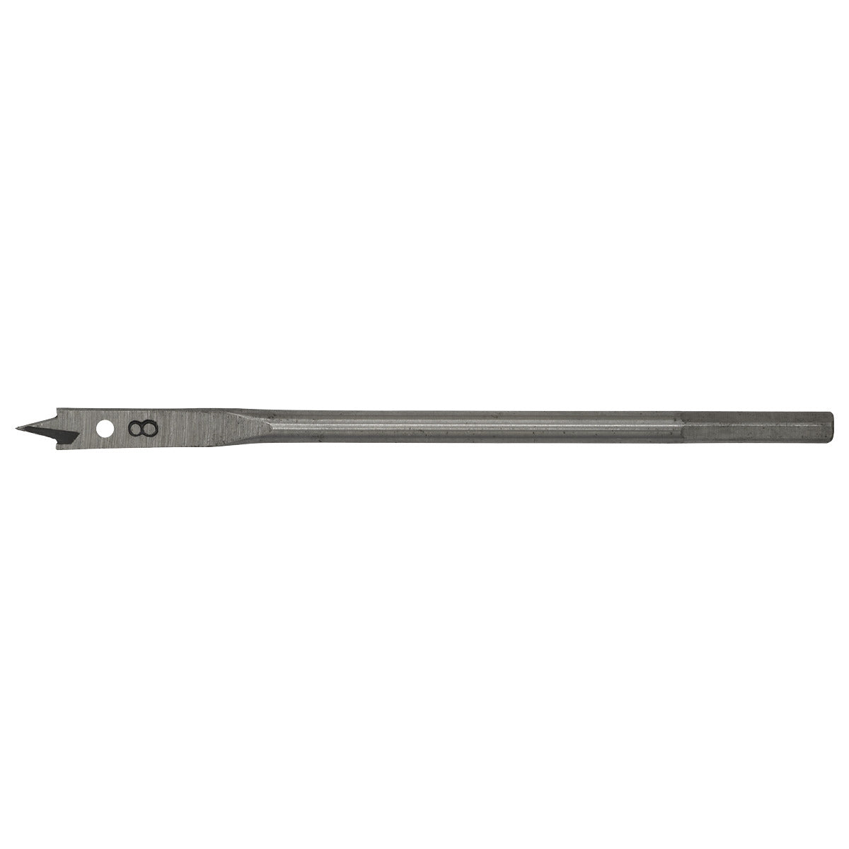 Sealey Flat Wood Drill Bit 8mm x 152mm FWB80