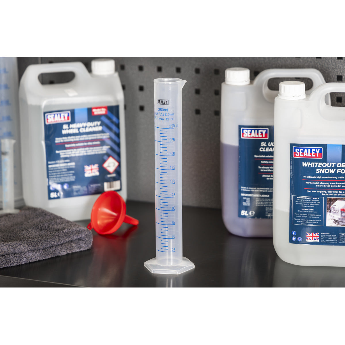 Sealey Graduated Measuring Cylinder Set 5pc JMC05