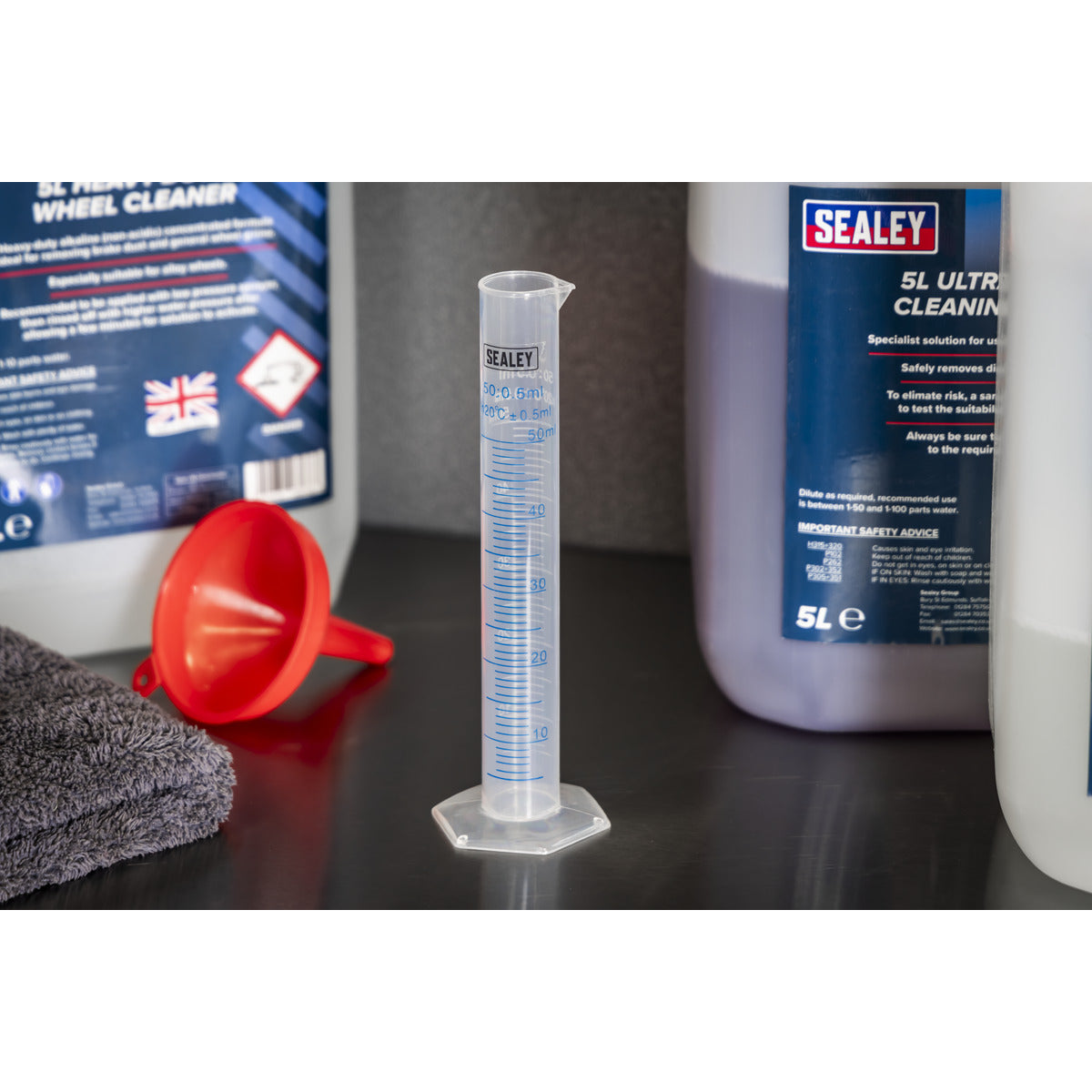 Sealey Graduated Measuring Cylinder Set 5pc JMC05