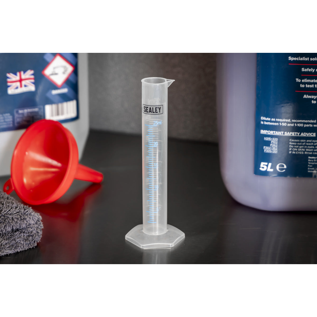 Sealey Graduated Measuring Cylinder Set 5pc JMC05