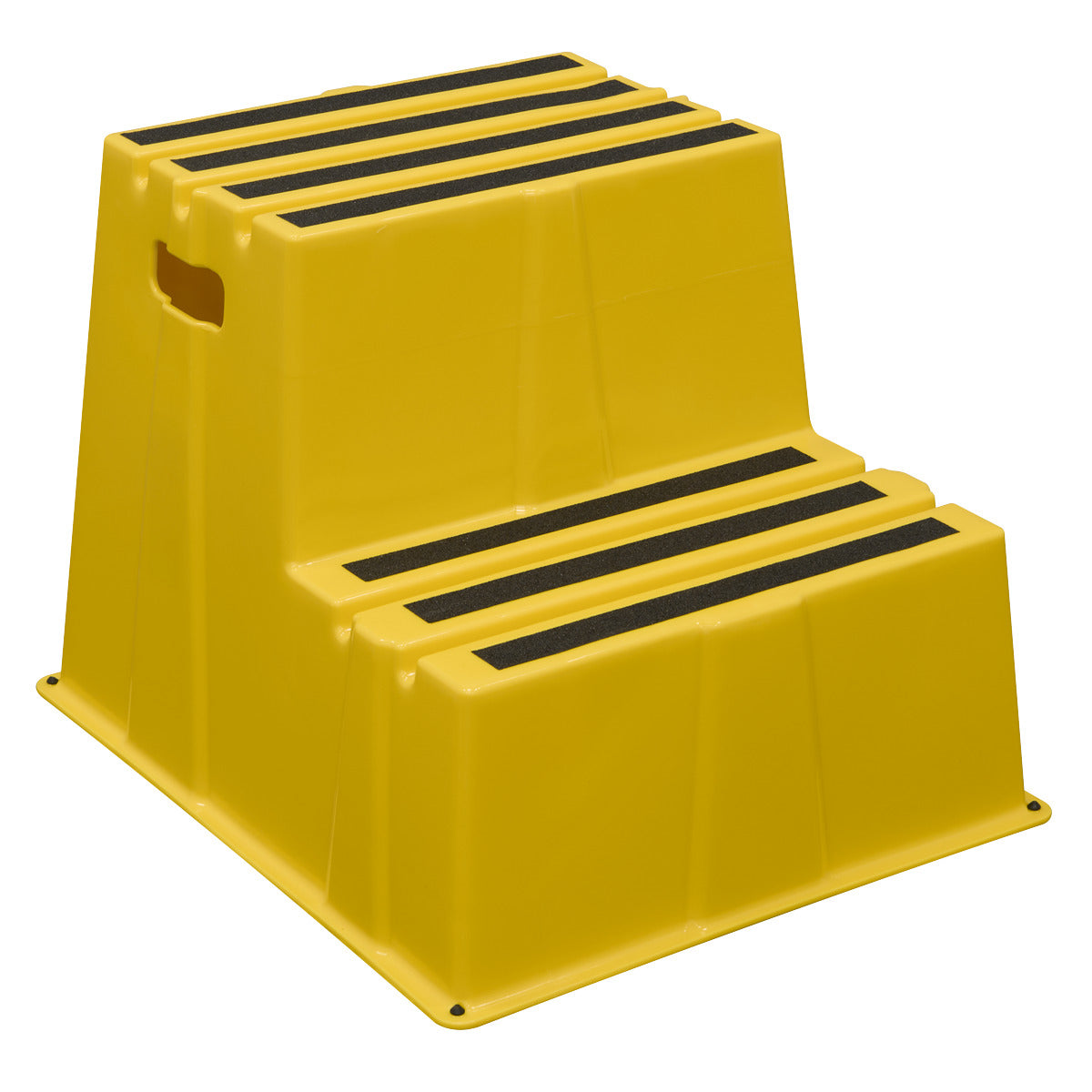 Sealey Heavy-Duty 2-Step Safety Steps with Anti-Slip Treads 150kg Capacity, Yellow - EN 14183 KS6