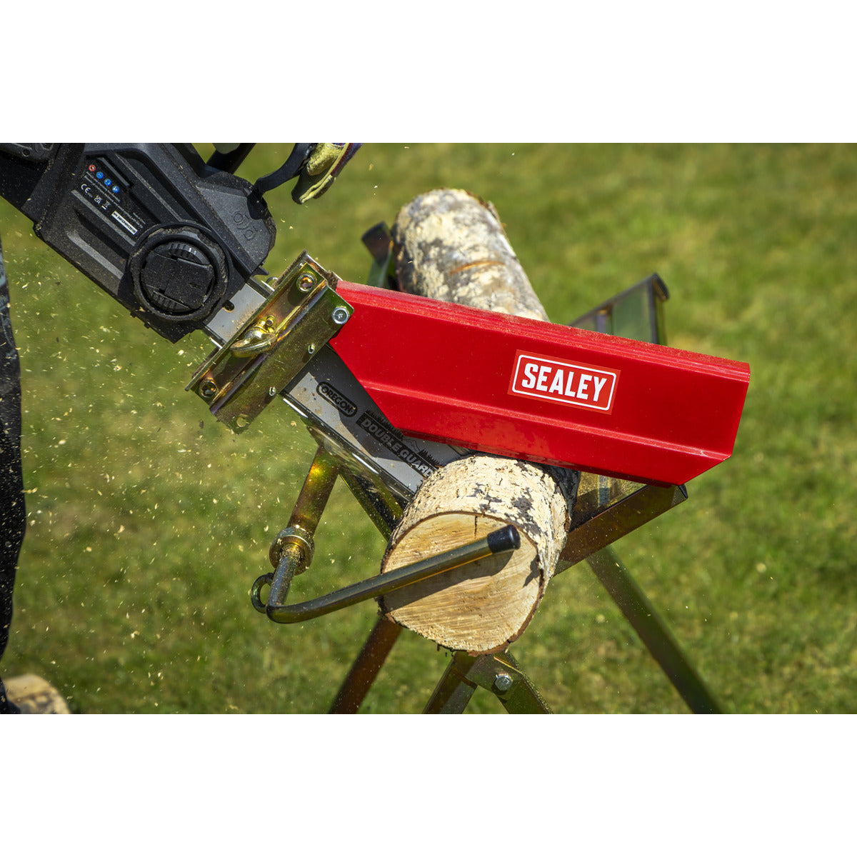 Sealey Heavy-Duty Sawhorse with Chainsaw Holder LSH150HD