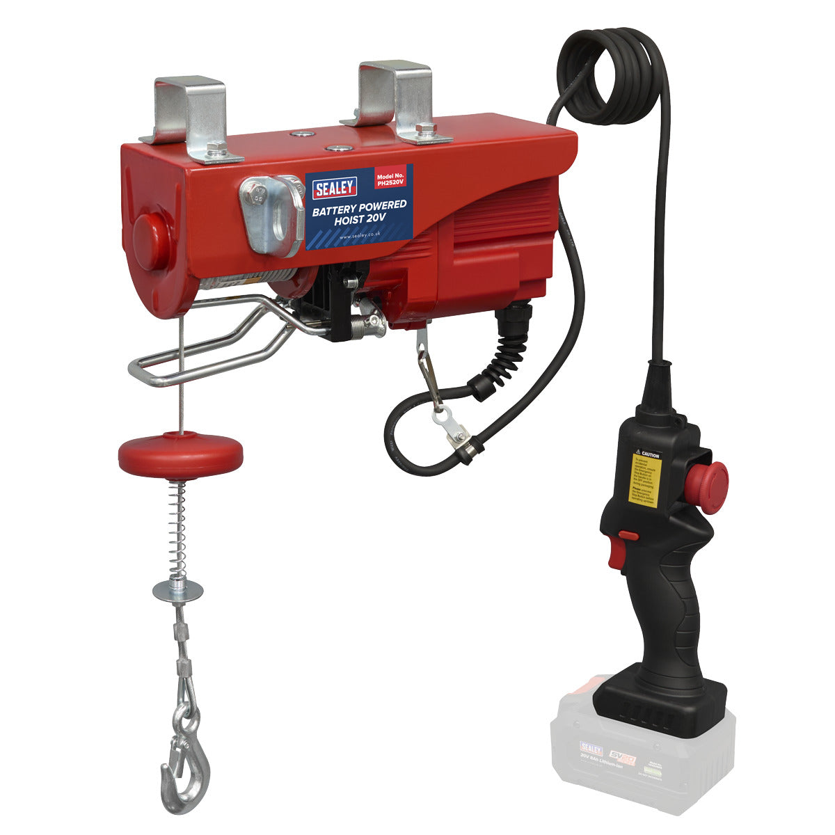 Sealey SV20 Series Battery Powered Hoist 20V - Body Only PH2520V