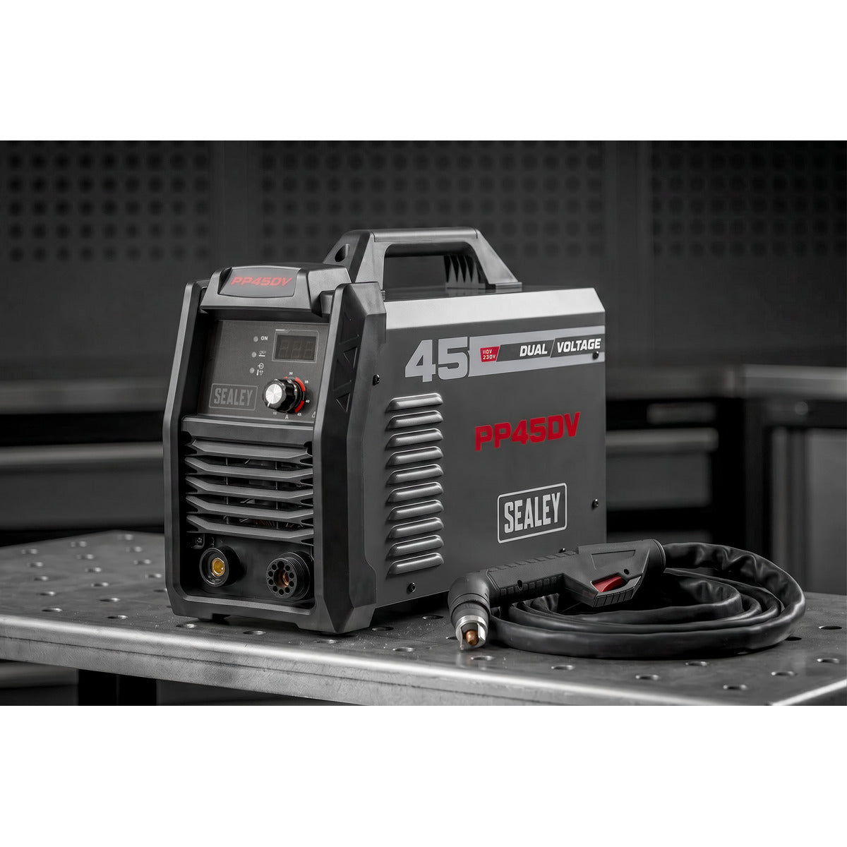Sealey Dual Voltage, 45A Plasma Cutter Inverter PP45DV
