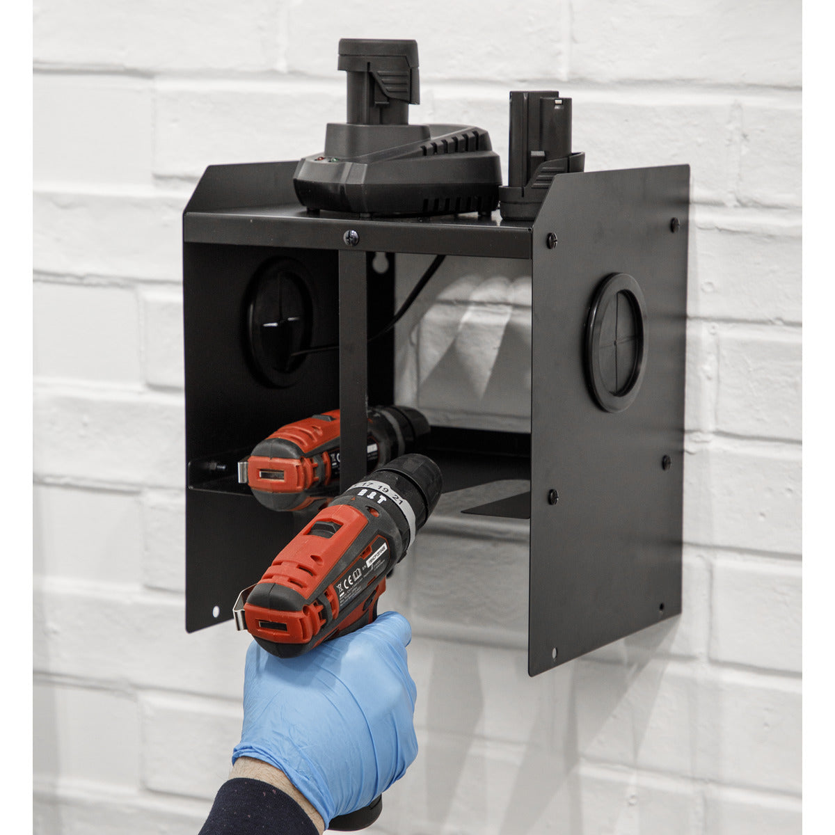 Sealey Power Tool Storage Rack 2-Bay PTSR2