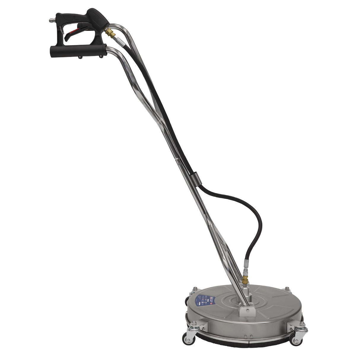 Sealey 18" Surface Cleaner with Dual Handle & Rotating Spray Bar - Stainless Steel PWAK18