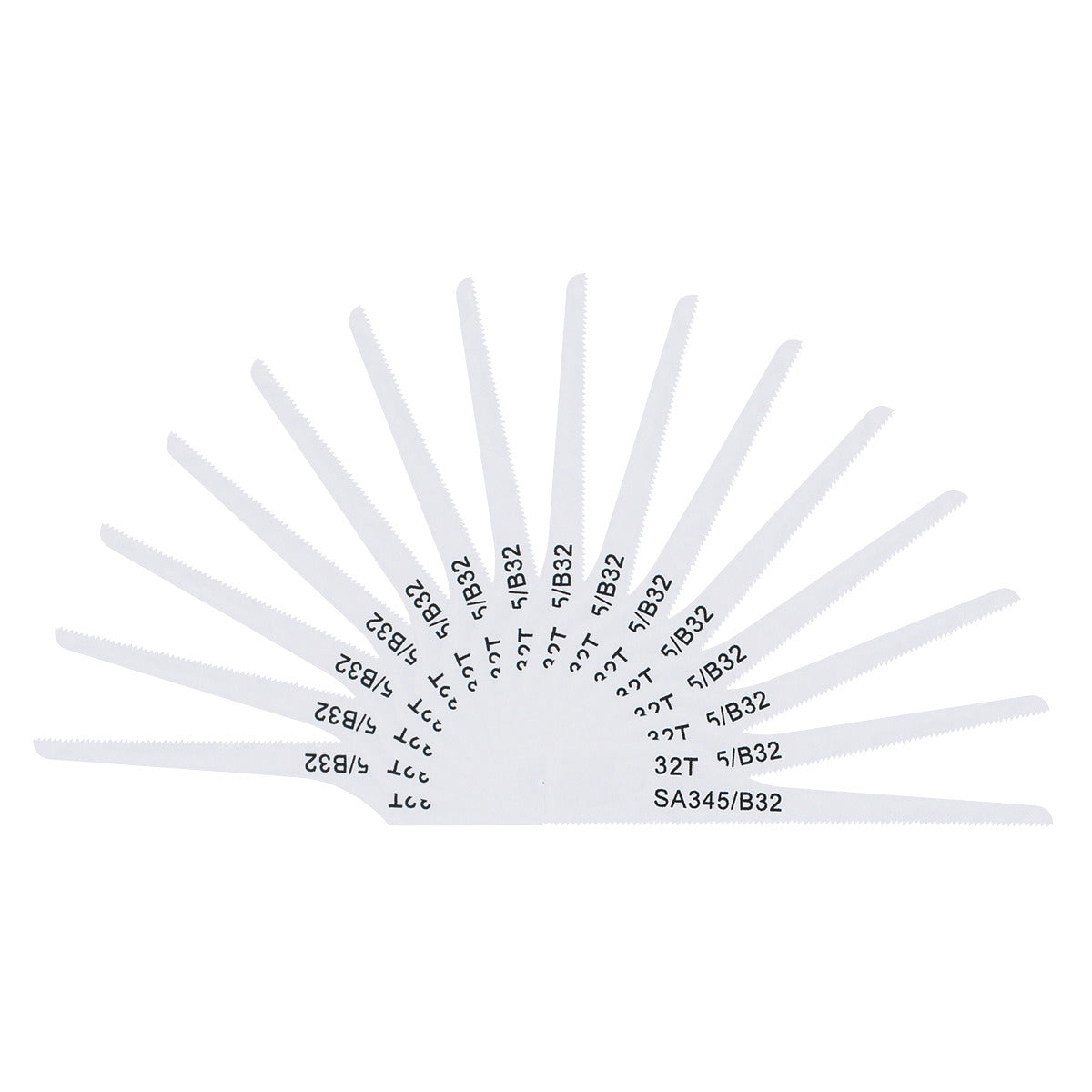 Sealey 74mm HSS Air Saw Blade 32tpi - Pack of 15 SA345/B3215
