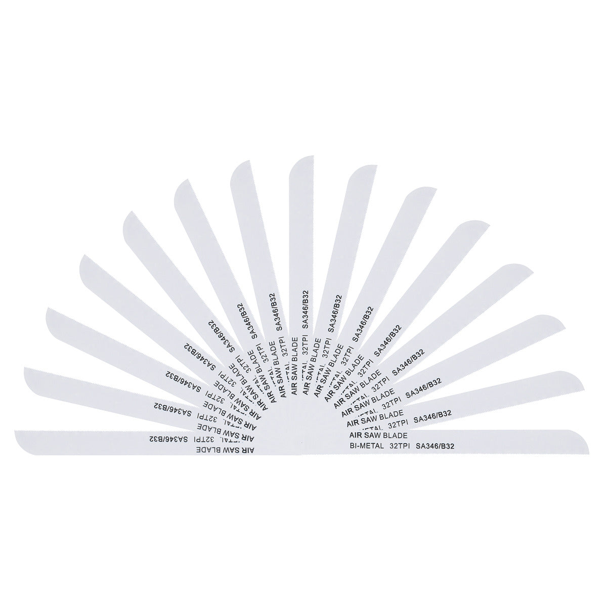 Sealey 141mm HSS Air Saw Blade 32tpi - Pack of 15 SA346/B3215