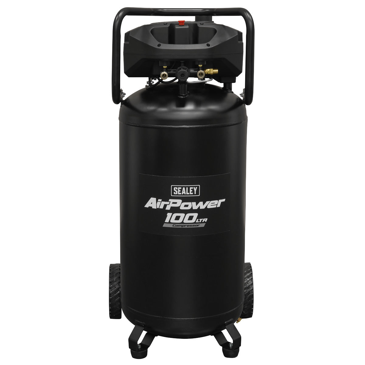 Sealey 100L Oil Free Belt Drive Vertical Compressor 2.5hp SAC100V