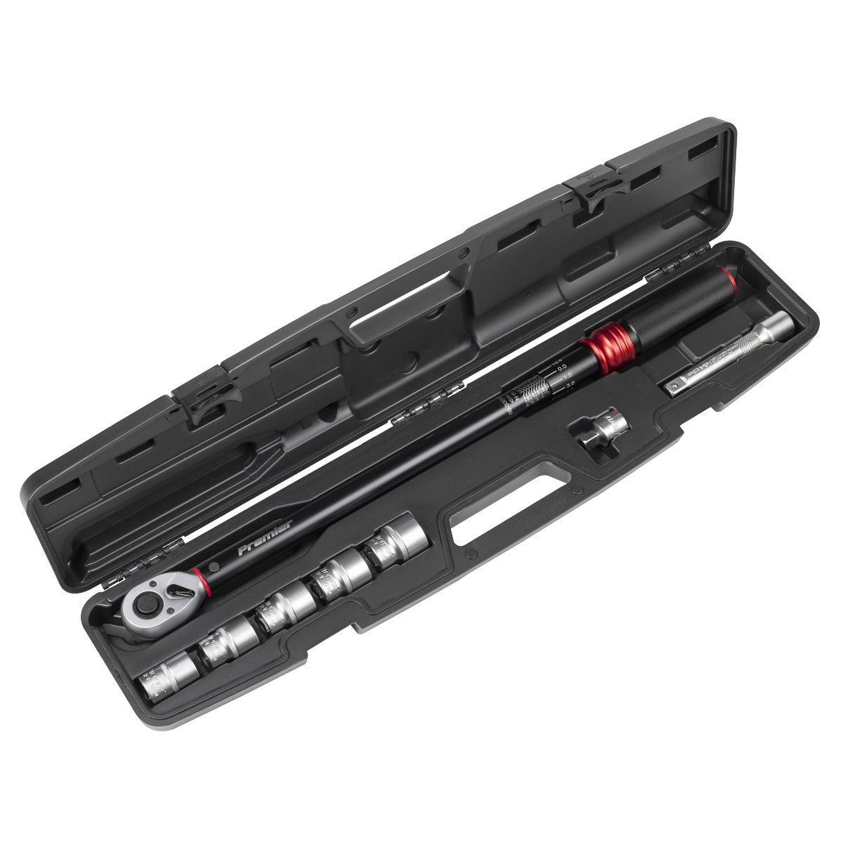 Premier Black Torque Wrench Set 1/2"Sq Drive 60-330Nm 8pc STW915B