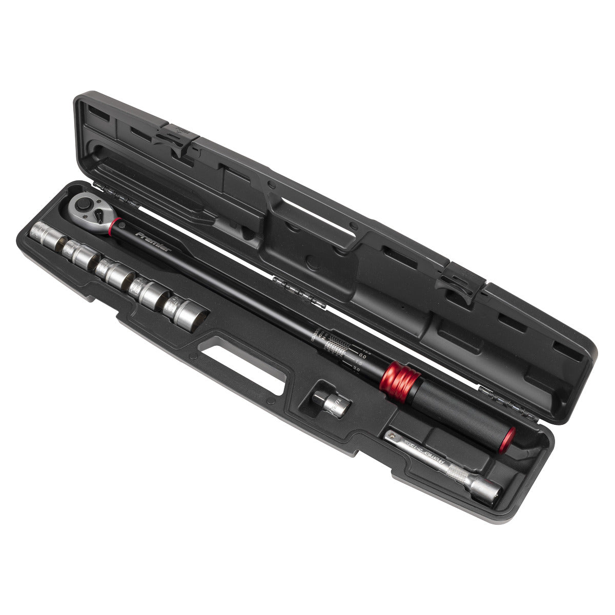 Premier Black Torque Wrench Set 1/2"Sq Drive 60-330Nm 8pc STW915B