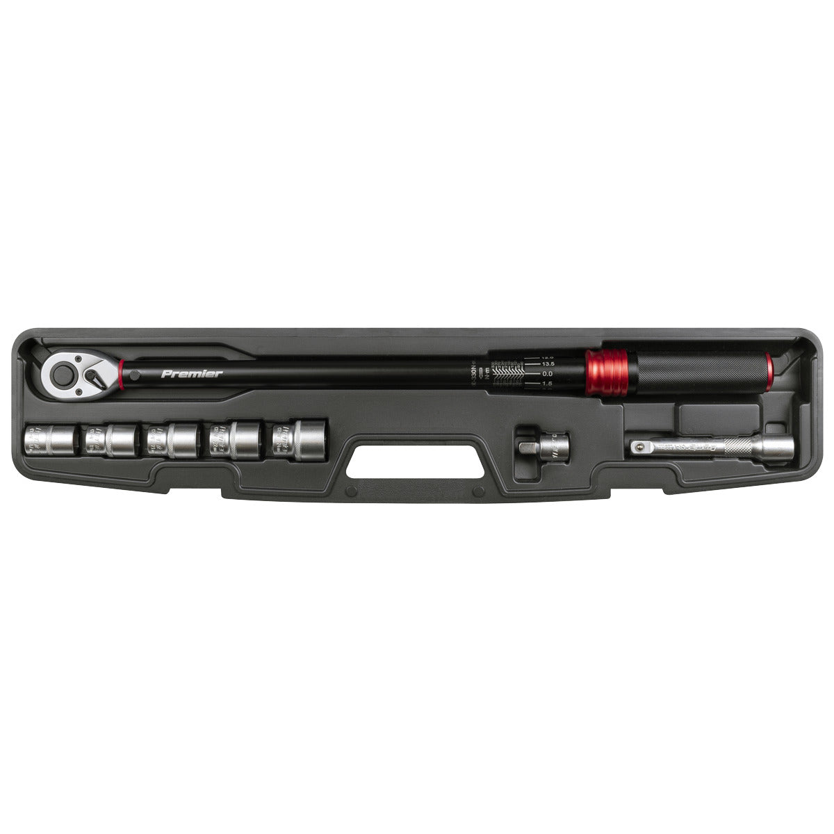 Premier Black Torque Wrench Set 1/2"Sq Drive 60-330Nm 8pc STW915B